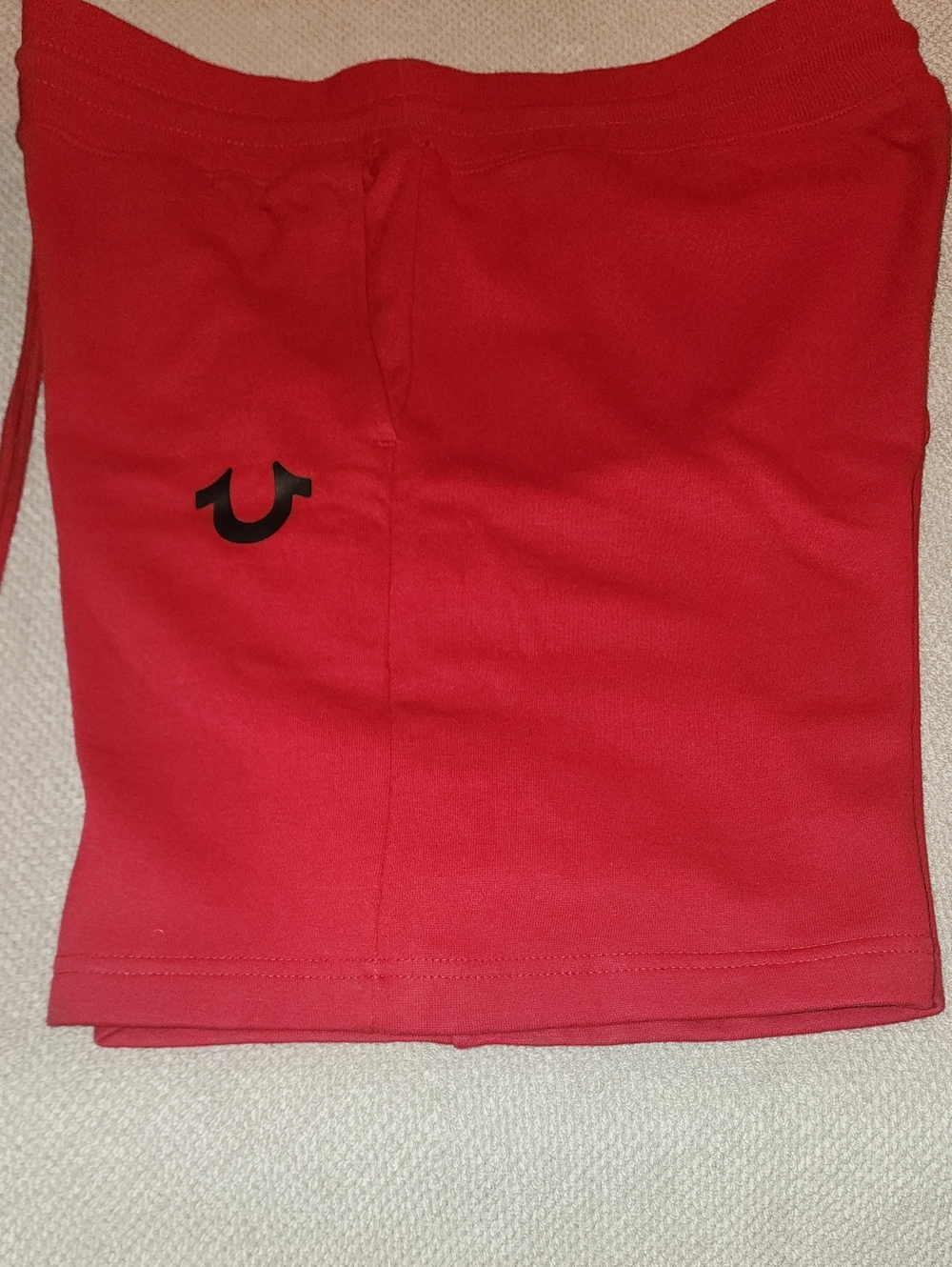 True Religion Fleece Logo Shorts